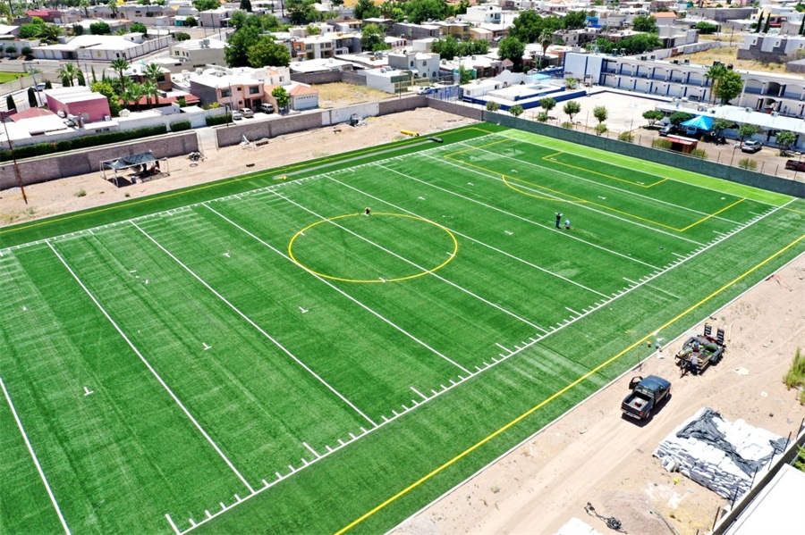 Césped multideportivo para escuelas secundarias