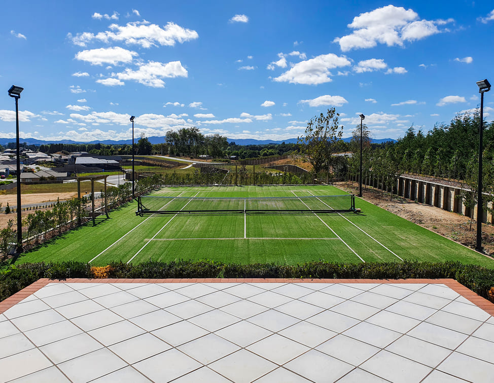 Césped artificial para campo multideportivo